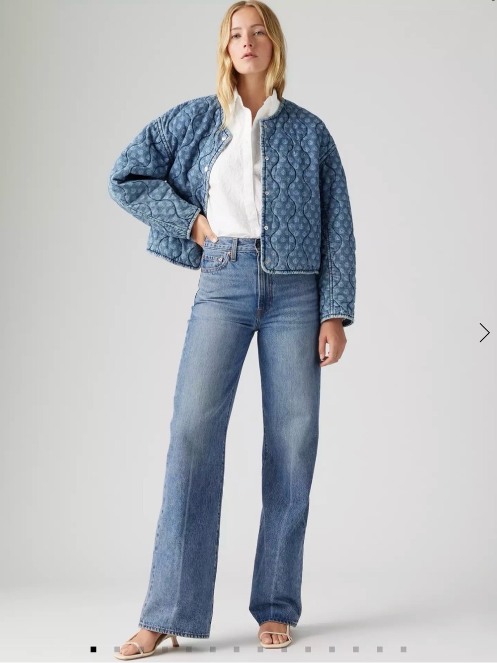 Levi's Ribcage Wide Leg - light wash